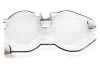Lens - Auxilliary Gauge Pod - XR7 - Used ~ 1971 - 1973 Mercury Cougar 1971,1971 cougar,1972,1972 cougar,1973,1973 cougar,auxilliary,cougar,d1w,d2w,d3w,gauge,lens,mercury,mercury cougar,pod,used,xr7,21-0115,gauge,instrument,cluster,lens,glass,plastic,clear,face,guard,shield