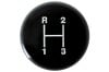 Shift Knob - 3 Speed - Black - Repro ~ 1968 Mercury Cougar / 1968 Ford Mustang