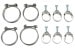Wittek - 289 - 302 - Tower Hose Clamp Kit - CONCOURS - No Date Stamp - SET OF 10 - Repro ~ 1968 - 1970 Mercury Cougar - 1968 - 1970 Ford Mustang 10002291 1968,1968 cougar,1968 mustang,1969,1969 cougar,1969 mustang,1970 cougar,1970 mustang,289,302,1970,c8w,c8z,c9w,c9z,clamp,concours,cougar,d0w,d0z,date,ford,ford mustang,hose,kit,mercury,mercury cougar,mustang,new,repro,reproduction,set,stamp,tower,without,wittek,52291