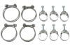 Wittek - 302 - 351 - Tower Hose Clamp Kit - CONCOURS - No Date Stamp - SET OF 10 - Repro ~ 1971 - 1973 Mercury Cougar - 1971 - 1973 Ford Mustang 1971,1971 cougar,1971 mustang,1972,1972 cougar,1972 mustang,1973,1973 cougar,1973 mustang,302,351,clamp,concours,cougar,d1w,d1z,d2w,d2z,d3w,d3z,date,ford,ford mustang,hose,kit,mercury,mercury cougar,mustang,new,repro,reproduction,set,stamp,tower,without,wittek,52293