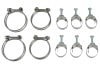 Wittek - 289, 302 - Tower Hose Clamp Kit - CONCOURS - Date Stamped - SET OF 10 - Repro ~ 1969 Mercury Cougar - 1969 Ford Mustang 1969,1969 cougar,1969 mustang,289,302,c9w,c9z,clamp,concours,correct,cougar,date,ford,ford mustang,hose,kit,mercury,mercury cougar,mustang,new,repro,reproduction,set,stamp,stamped,tower,wittek,52301