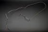 Brake Line - Front to Rear - Late Production w/ 70 Rear Axle - Front Disc - STAINLESS - Repro ~ 1970 Mercury Cougar 1970,1970 cougar,assembled,axle,brake,brakes,cougar,d0w,disc,front,line,mercury,mercury cougar,new,rear,repro,reproduction,stainless,steel,break,26177