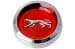 Center Cap - Magnum 500 Wheel - Chrome - RED Center - Walking Cat Logo - EACH - Repro ~ 1967 - 1979 Mercury Cougar 500,1967,1967 cougar,1968,1968 cougar,1969,1969 cougar,1970,1970 cougar,1971,1971 cougar,1972,1972 cougar,1973,1973 cougar,1974,1975,1976,1977,1978,1979,c7w,c8w,c9w,cap,cat,center,chrome,cougar,d0w,d1w,d2w,d3w,each,logo,magnum,mercury,mercury cougar,new,red,repro,reproduction,walking,wheel,26246