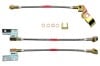 Disc Brake Braided Hose Set - Three Piece - New ~ 1970 Mercury Cougar