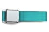 Seat Belt - AQUA - Repro ~ 1967 - 1973 Ford Mustang 1967,1967 mustang,1968,1968 mustang,1969,1969 mustang,1970,1970 mustang,1971,1971 mustang,1972,1972 mustang,1973,1973 mustang,aqua,belt,belts,buckle,c7z,c8z,c9z,chrome,d0z,d1z,d2z,d3z,ford,ford mustang,mustang,new,repro,reproduction,seat,41830