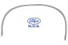 Moulding / Trim - Wheel Lip - Passenger Side - Rear - NOS ~ 1971 - 1973 Mercury Cougar 1971,1971 cougar,1972,1972 cougar,1973,1973 cougar,cougar,d1w,d2w,d3w,lip,mercury,mercury cougar,moulding,new,new old stock,nos,old,passenger,rear,side,stock,trim,wheel,molding,passenger,passengers,passengers,side,42386