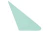 Door Vent Glass - TINT - Passenger Side - Repro ~ 1967 - 1968 Mercury Cougar 1967,1967 cougar,1968,1968 cougar,21412,c7w,c8w,cougar,door,glass,green,mercury,mercury cougar,new,passenger,repro,reproduction,side,tint,vent,passenger,passengers,passengers,side,10185