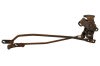 Shifter Assembly - Manual Transmission - 3 Speed - Used ~ 1970 Mercury Cougar / 1970 Ford Mustang 1970,1970 cougar,1970 mustang,assembly,cougar,d0w,d0z,ford,ford mustang,manual,mercury,mercury cougar,mustang,shift,shifter,speed,transmission,used,10970