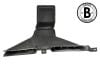 Windshield Defroster Nozzle - without A/C -  Grade B - Used ~ 1969 - 1970 Mercury Cougar / 1969 - 1970 Ford Mustang heater floor duct,heater duct,duct,1969,1969 cougar,1969 mustang,1970,1970 cougar,1970 mustang,c9w,c9z,cougar,d0w,d0z,defroster,ford,ford mustang,grade,mercury,mercury cougar,mustang,nozzel,nozzle,used,windshield,defrost,,11-0050