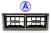 Center A/C Register Bezel - Grade A - Used ~ 1969 - 1970 Mercury Cougar C9WA-19623-C,C9WY-19893-A vent,C9WA-19623-C,C9WY-19893-A,1969,1969 cougar,1970,1970 cougar,C9W,D0W,ac,center,vent,cougar,mercury,mercury cougar,middle,register,"air conditioning",11-0118