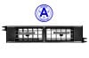 Center A/C Register Bezel - Grade A - Used ~ 1967 - 1968 Ford Mustang ac,C7ZA-19623,1967,1967 mustang,1968,1968 mustang,C7Z,C8Z,ac center vent,center,center vent,ford,ford mustang,middle,mustang,register,vent register,vent,11-0120