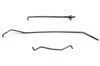 Door Lock Rods - Driver Side - Set of 3 - Used ~ 1969 - 1970 Mercury Cougar 1969,1969 cougar,1970,1970 cougar,c9w,cougar,d0w,door,driver,lock,mercury,mercury cougar,rods,set,side,used,driver,drivers,drivers,11-0363,left