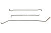 Door Lock Rods - Passenger Side - Set of 3 - Used ~ 1971 - 1973 Mercury Cougar / 1971 - 1973 Ford Mustang 1971,1971 cougar,1971 mustang,1972,1972 cougar,1972 mustang,1973,1973 cougar,1973 mustang,D1W,D1Z,D2W,D2Z,D3W,D3Z,combination,cougar,door,driver,ford,ford mustang,kit,latch,lock,mercury,mercury cougar,mustang,passenger,rod,rods,set,used,passenger,passengers,passengers,side,11-0364