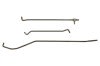 Door Lock Rods - Passenger Side - Set of 3 - Used ~ 1968 Mercury Cougar / 1968 Ford Mustang 1968,1968 cougar,1968 mustang,C8W,C8Z,combination,cougar,door,driver,ford,ford mustang,kit,latch,lock,mercury,mercury cougar,mustang,passenger,rod,rods,set,used,passenger,passengers,passengers,side,11-0367