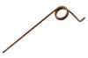 Torsion Spring - Door Latch - Passenger Side - Used ~ 1967 - 1970 Mercury Cougar / 1967 - 1970 Ford Mustang 11-0504,1967,1967 cougar,1967 mustang,1968,1968 cougar,1968 mustang,1969,1969 cougar,1969 mustang,1970,1970 cougar,1970 mustang,C7W,C7Z,C8W,C8Z,C9W,C9Z,D0W,D0Z,cougar,door,driver,ford,ford mustang,latch,mercury,mercury cougar,mustang,passenger,side,spring,tension,torsion,used