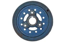 Harmonic Balancer - 428SCJ - Used ~ 1969 - 1970 Mercury Cougar / 1969 - 1970 Ford Mustang 523059,100023059,c8ae-6316-c-used 1969,1969 cougar,1969 mustang,1970,1970 cougar,1970 mustang,428scj,balancer,c9w,c9z,cougar,crankshaft,d0w,d0z,ford,ford mustang,harmonic,mercury,mercury cougar,mustang,used,11124