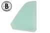 Quarter Window Glass - TINT - Passenger Side - COUPE - Grade B - Used ~ 1970 Mercury Cougar 1970,1970 cougar,29700,cougar,coupe,d0w,glass,grade,mercury,mercury cougar,passenger,quarter,side,tint,tinted,used,window,passenger,passengers,passengers,side,11137