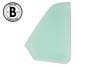 Quarter Window Glass - TINT - Passenger Side - CONVERTIBLE - Grade B - Used ~ 1970 Mercury Cougar / 1970 Ford Mustang