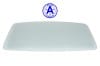 Rear Window Glass - CLEAR - Coupe - Grade A - Used ~ 1967 - 1968 Mercury Cougar 1967,1967 cougar,1968,1968 cougar,6542006,c7w,c7wy,c8w,clear,cougar,coupe,glass,grade,mercury,mercury cougar,rear,used,window,11420