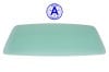 Rear Window Glass - TINT - Coupe - Grade A - Used ~ 1967 - 1968 Mercury Cougar 1967,1967 cougar,1968,1968 cougar,c7w,c8w,cougar,coupe,glass,grade,mercury,mercury cougar,rear,sun,tint,tinted,used,window,11421