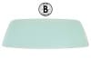 Rear window Glass - TINT - Coupe - Grade B - Used ~ 1969 - 1970 Mercury Cougar