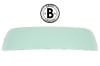 Rear Window Glass - TINT - Coupe - Grade B - Used ~ 1971 - 1973 Mercury Cougar / 1971 - 1973 Ford Mustang 1971,1971 cougar,1971 mustang,1972,1972 cougar,1972 mustang,1973,1973 cougar,1973 mustang,cougar,coupe,d1w,d1z,d2w,d2z,d3w,d3z,ford,ford mustang,glass,grade b,mercury,mercury cougar,mustang,rear,sun,tint,tinted,used,window,11436