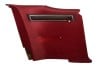 Rear Interior Panel - Standard - RED - Driver Side - Used ~ 1967 Mercury Cougar 1967,1967 cougar,basket,basketweave,c7w,cougar,decorative,driver,filler,panels,interior,mercury,mercury cougar,panel,rear,red,side,standard,strip,used,weave,driver,drivers,drivers,11450,left
