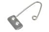 Coat Hook / Shoulder Belt Hook - Driver Side - Used ~ 1968 Mercury Cougar / 1968 Ford Mustang 1968,1968 cougar,1968 mustang,belt,c8w,c8z,clip,coat,cougar,driver,ford,ford mustang,harness,head,headliner,hook,lace,liner,mercury,mercury cougar,mustang,seat,shoulder,side,used,wind,windlace,driver,drivers,drivers,11512,left,fabric,interior,roof,liner,xr7,holder