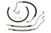 Hose Kit - Power Steering - Small Block - PREMIUM - Repro ~ 1970 Mercury Cougar / 1970 Ford Mustang 741548,07041548 1970,1970 cougar,1970 mustang,block,complete,cougar,d0w,d0z,fitting,ford,ford mustang,high,hose,inch,kit,mercury,mercury cougar,mustang,new,power,premium,pressure,repro,reproduction,small,steering,11650
