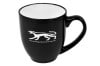 Coffee Mug - Walking Cat - BLACK / WHITE - New ~ 1967 - 1973 Mercury Cougar 1967,1967 cougar,1968,1968 cougar,1969,1969 cougar,1970,1970 cougar,1971,1971 cougar,1972,1972 cougar,1973,1973 cougar,C7W,C8W,C9W,D0W,D1W,D2W,D3W,cat,ceramic,coffee,cougar,cup,joe,mercury,mercury cougar,mug,walking,black,white,12-0095