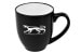 Coffee Mug - Walking Cat - BLACK / WHITE - New ~ 1967 - 1973 Mercury Cougar  1967,1967 cougar,1968,1968 cougar,1969,1969 cougar,1970,1970 cougar,1971,1971 cougar,1972,1972 cougar,1973,1973 cougar,C7W,C8W,C9W,D0W,D1W,D2W,D3W,cat,ceramic,coffee,cougar,cup,joe,mercury,mercury cougar,mug,walking,black,white,12-0095