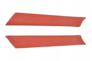 Moulding / Pad - Pillar Post - RED - PAIR - Repro ~ 1967 - 1968 Mercury Cougar / 1967 - 1968 Ford Mustang 12023-clone1 1967,1967 cougar,1967 mustang,1968,1968 cougar,1968 mustang,c7w,c7z,c8w,c8z,cougar,ford,ford mustang,head,headliner,liner,mercury,mercury cougar,moulding,mustang,new,pair,pillar,post,repro,reproduction,trim, a pillar,pad,driver,drivers,driver
