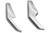 Bumper Guards - Without Holes - Front - Restored - PAIR ~ 1971 - 1972 Mercury Cougar 1971,1971 cougar,1972,1972 cougar,bumper,cougar,d1w,d2w,front,guards,mercury,mercury cougar,pair,rechromed,without holes,without,holes,driver,drivers,drivers,passenger,passengers,passengers,side,12225