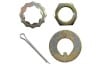 Spindle Nut Kit - 3/4-16 Thread - Repro ~ 1967 - 1969 Mercury Cougar / 1967 - 1969 Ford Mustang 13602,13/16,1967,1967 cougar,1967 mustang,1968,1968 cougar,1968 mustang,1969,1969 cougar,1969 mustang,20,C7W,C7Z,C8W,C8Z,C9W,C9Z,cap,cotter,cougar,crush,ford,ford mustang,kit,mercury,mercury cougar,mustang,new,nut,pin,repro,reproduction,spindle,thread,washer