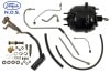 Drum Brake Conversion - Power - NOS ~ 1967 - 1970 Mercury Cougar / 1967 - 1970 Ford Mustang 1967,1967 cougar,1967 mustang,1968,1968 cougar,1968 mustang,1969,1969 cougar,1969 mustang,1970,1970 cougar,1970 mustang,C7W,C7Z,C8W,C8Z,C9W,C9Z,D0W,D0Z,automatic,brake,brakes,c8zz-2a091-a,conversion,cougar,drum,ford,ford mustang,kit,manual,mercury,mercury cougar,mustang,n,new,nos,o,original,power,nos,brake,booster,midland,break,13609