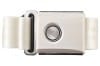 Seat Belt - WHITE - OEM Style Push Button - Repro ~ 1967 - 1973 Mercury Cougar / 1967 - 1973 Ford Mustang
