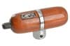 Shift Handle - Automatic Transmission - Eliminator - Silver / Wood - Repro ~ 1967 - 1973 Mercury Cougar