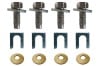 Fastener Kit - Bumper Bracket to Body - Rear - Repro ~ 1969 - 1970 Mercury Cougar / 1969 - 1970 Ford Mustang 1969,1969 cougar,1969 mustang,1970,1970 cougar,1970 mustang,body,bracket,bumper,c9w,c9z,cougar,d0w,d0z,ford,ford mustang,hardware,kit,mercury,mercury cougar,mustang,new,rear,repro,reproduction,13894