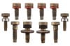 Fastener Kit - Seat Belt - Complete - COUPE - Used ~ 1970 - 1973 Mercury Cougar / 1970 - 1973 Ford Mustang