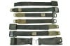 Seat Belt Set - BLACK - Standard - Grade B - Used ~ 1967 Mercury Cougar / 1967 Ford Mustang
