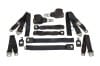 Seat Belt Set - BLACK - Standard - Grade A - Used ~ 1970 Mercury Cougar