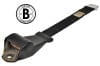 Seat Belt Retractor - DLX / STD - Grade B - Black - Used ~ 1968 - 1969 Mercury Cougar / 1968 - 1969 Ford Mustang / Torino / Cyclone 1968,1968 cougar,1968 mustang,1969,1969 cougar,1969 mustang,C8W,C8Z,C9W,C9Z,black,cougar,deluxe,ford,ford mustang,grade b,mercury,mercury cougar,mustang,ratractor,retracter,seat belt,standard,retractor used,used,retracter,retractor,14-1011