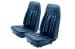 Interior Seat Upholstery - Vinyl - XR7 - Coupe / Convertible - MEDIUM BLUE - Front Set - Repro ~ 1970 Mercury Cougar 2000731,70xrvinyl-6b -fo,70xrvinyl-6b-fo 1970,1970 cougar,blue,convertible,cougar,coupe,d0w,front,interior,kit,medium,mercury,mercury cougar,new,only,repro,reproduction,set,upholstery,vinyl,xr7,14387
