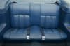 Interior Seat Upholstery - Vinyl - XR7 - Convertible - MEDIUM BLUE - Rear Seat - Repro ~ 1970 Mercury Cougar