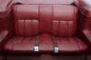 Interior Seat Upholstery - Vinyl - XR7 - Convertible - DARK RED - Rear Seat - Repro ~ 1970 Mercury Cougar