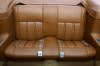 Interior Seat Upholstery - Vinyl - XR7 - Convertible - MEDIUM BROWN - Rear Seat - Repro ~ 1970 Mercury Cougar