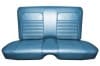 Interior Seat Upholstery - Vinyl - Standard - BLUE - Rear Seat - Repro ~ 1968 Mercury Cougar 1968,1968 cougar,blue,c8w,cougar,interior,kit,mercury,mercury cougar,new,only,rear,repro,reproduction,seat,standard,upholstery,vinyl,cover,back,seat,blue,back,seat,repro,reproduction,14636