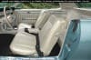 Interior Seat Upholstery - Vinyl - Decor - PARCHMENT / OFF-WHITE - Complete Kit - Repro ~ 1968 Mercury Cougar 1968,1968 cougar,amp,bucket,c8w,complete,cougar,decor,front,interior,kit,mercury,mercury cougar,new,parchment,rear,repro,reproduction,seat,upholstery,vinyl,white,14643