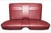 Interior Upholstery - Vinyl - Standard - DARK RED - Rear Seat - Repro ~ 1968 Mercury Cougar 2000997,68stdvinylkit-1d -ro,68stdvinylkit-1d-ro 1968,1968 cougar,c8w,cougar,dark,interior,kit,mercury,mercury cougar,new,only,rear,red,repro,reproduction,seat,standard,upholstery,vinyl,cover,back,seat,14649