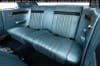 Interior Seat Upholstery - Vinyl - Decor - LIGHT BLUE - Rear Seat - Repro ~ 1968 Mercury Cougar